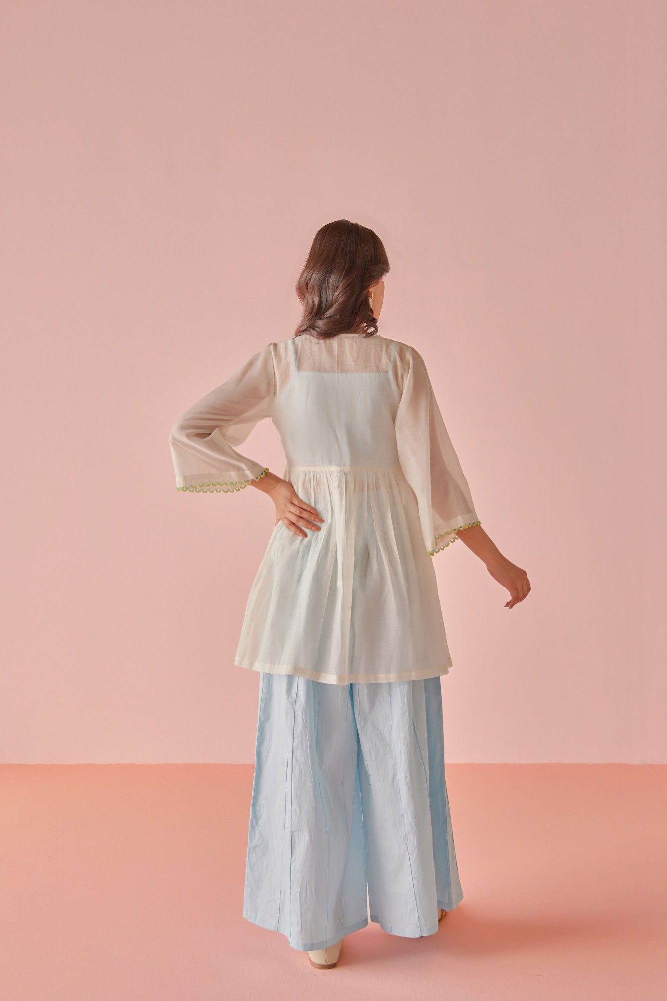 Crystal Chanderi Cotton 3 pc Set