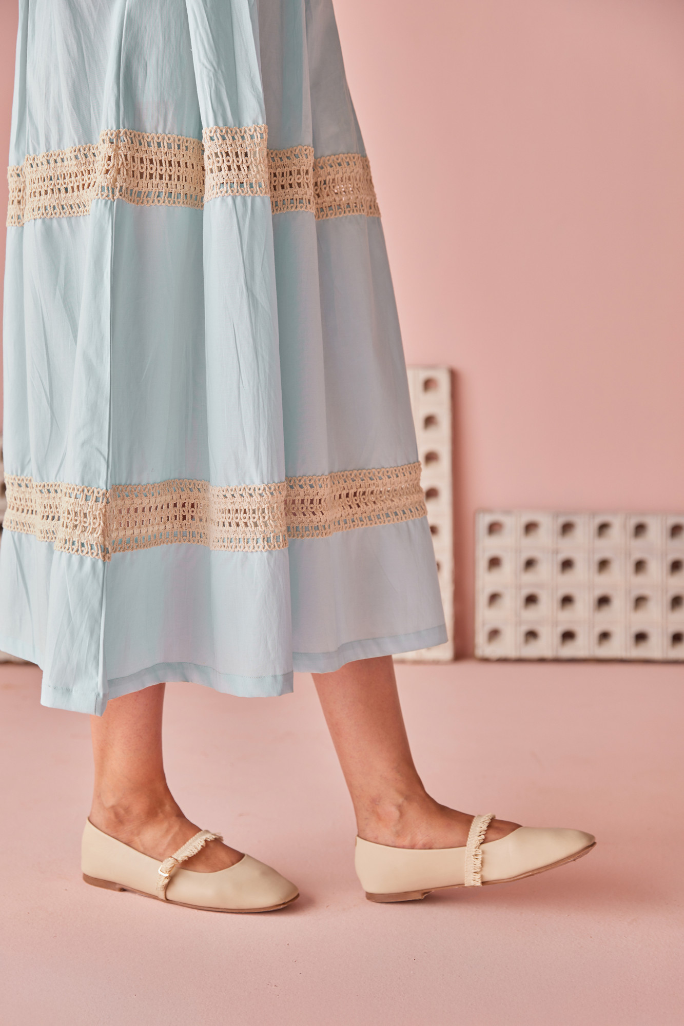 Cloud Kiss Cotton Modal Lace Maxi Dress