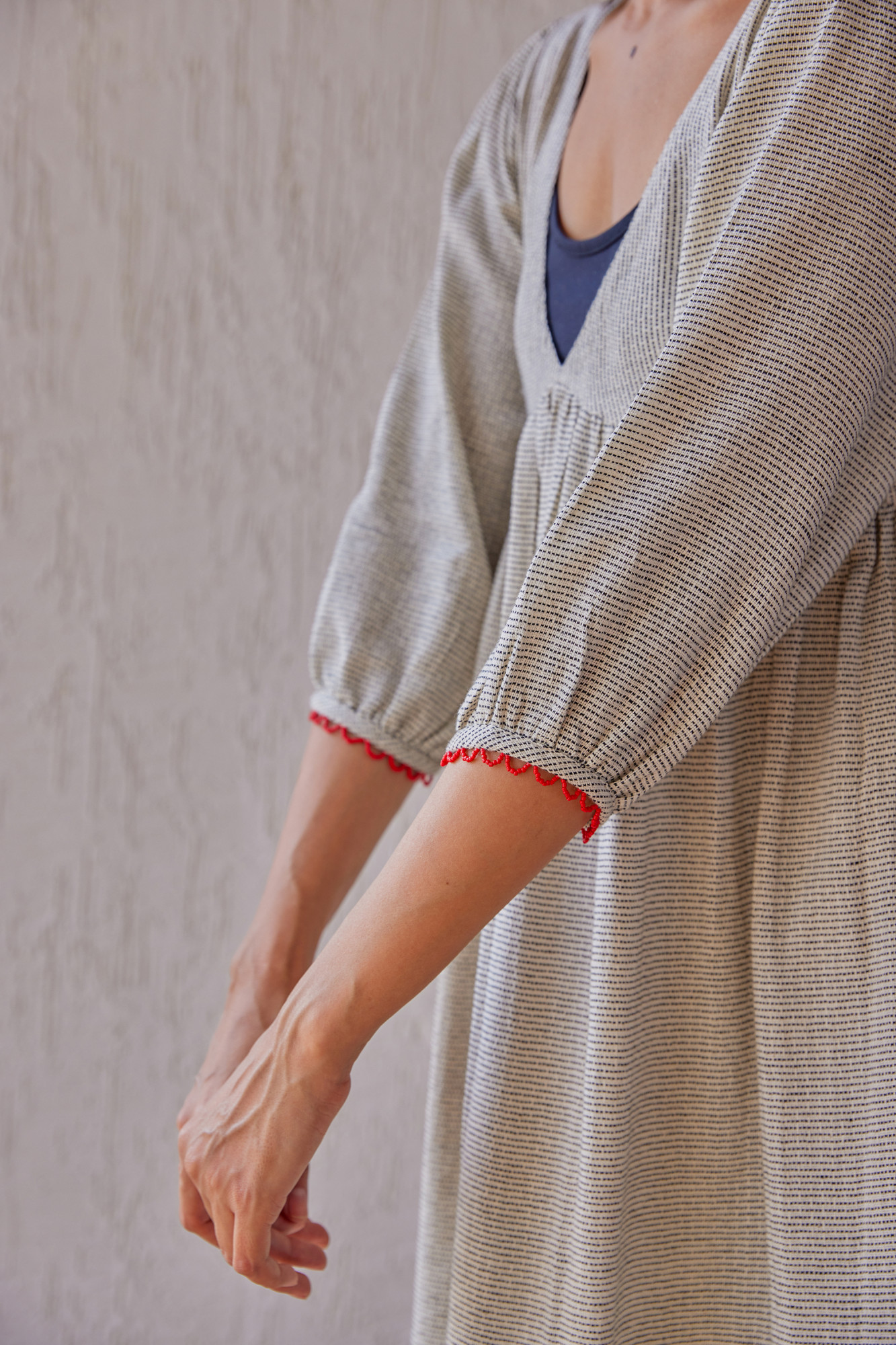 Ebony Handloom Cotton Tunic Set