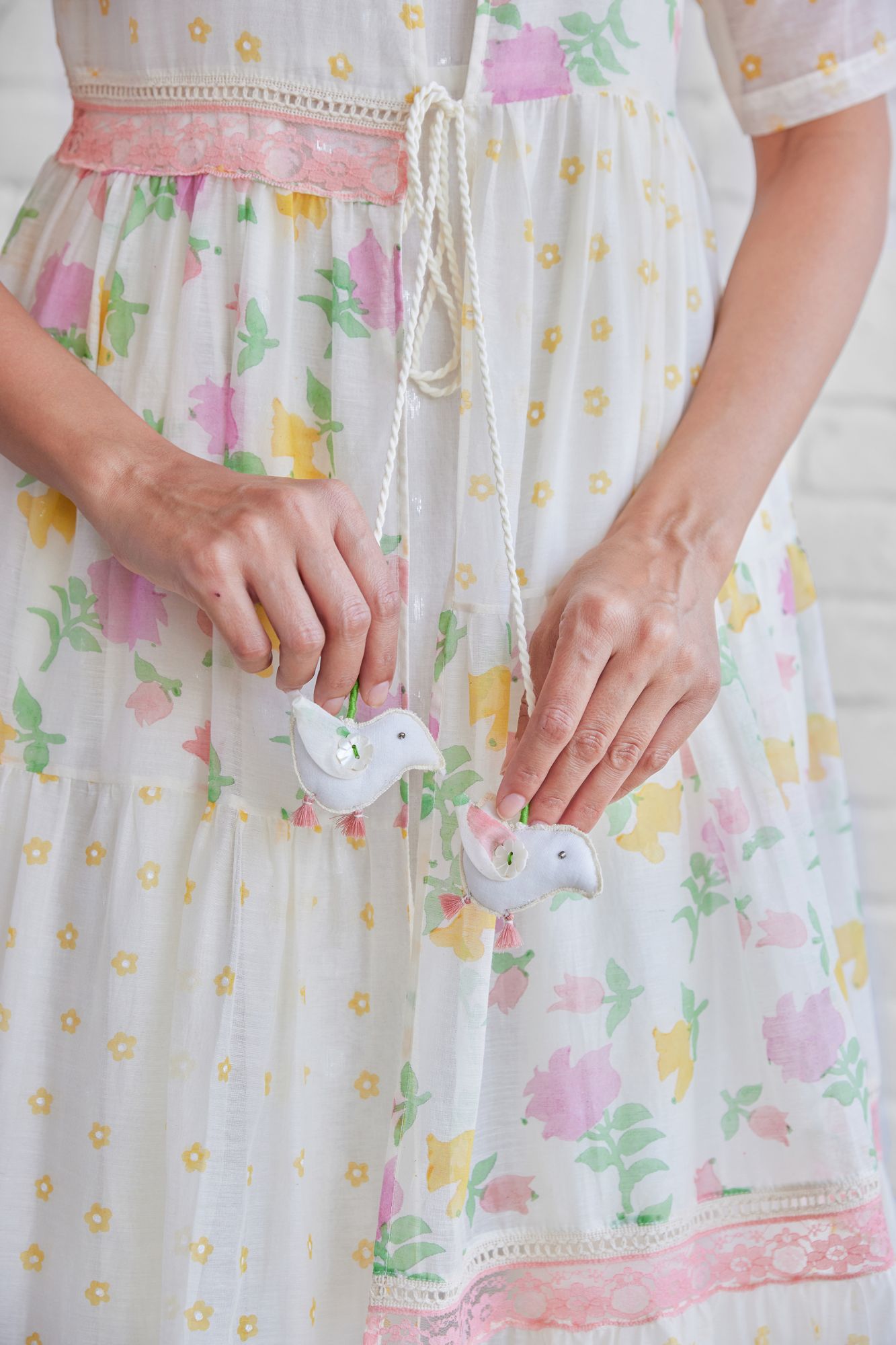 Orchard Chanderi Cotton Jacket Dress