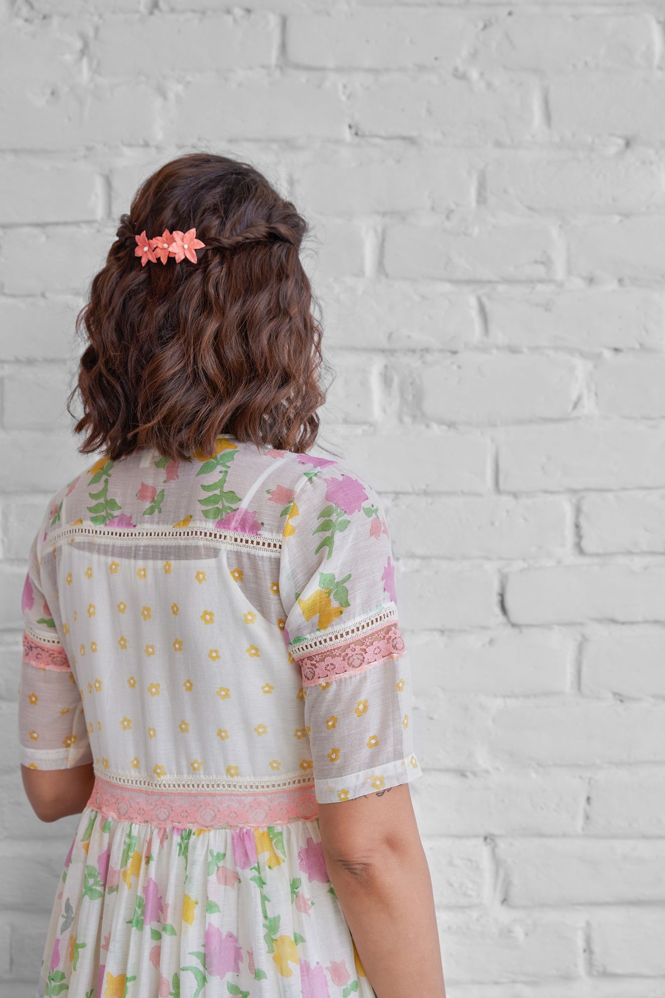 Orchard Chanderi Cotton Jacket Dress