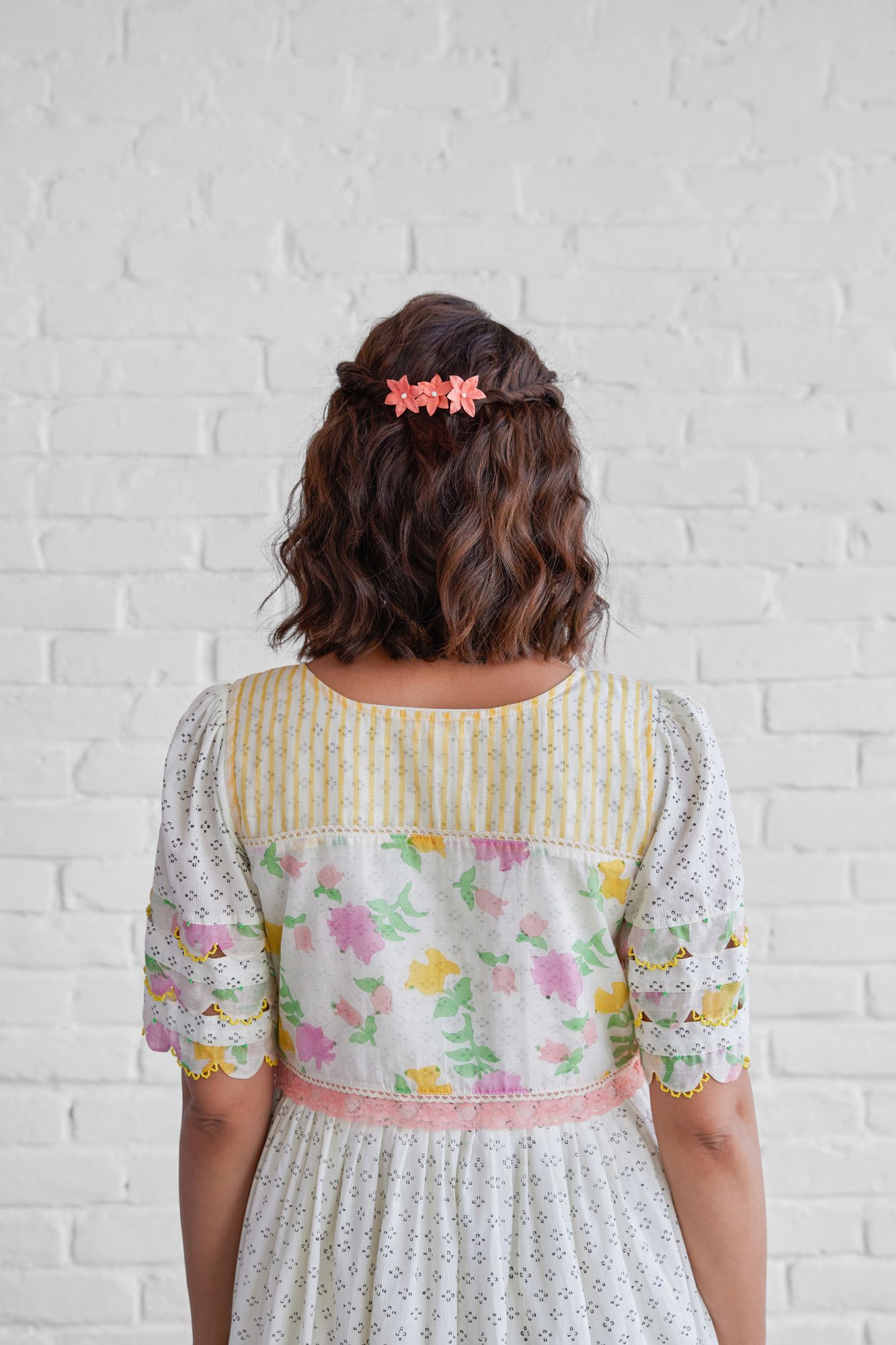 Alba Chanderi Cotton Dress