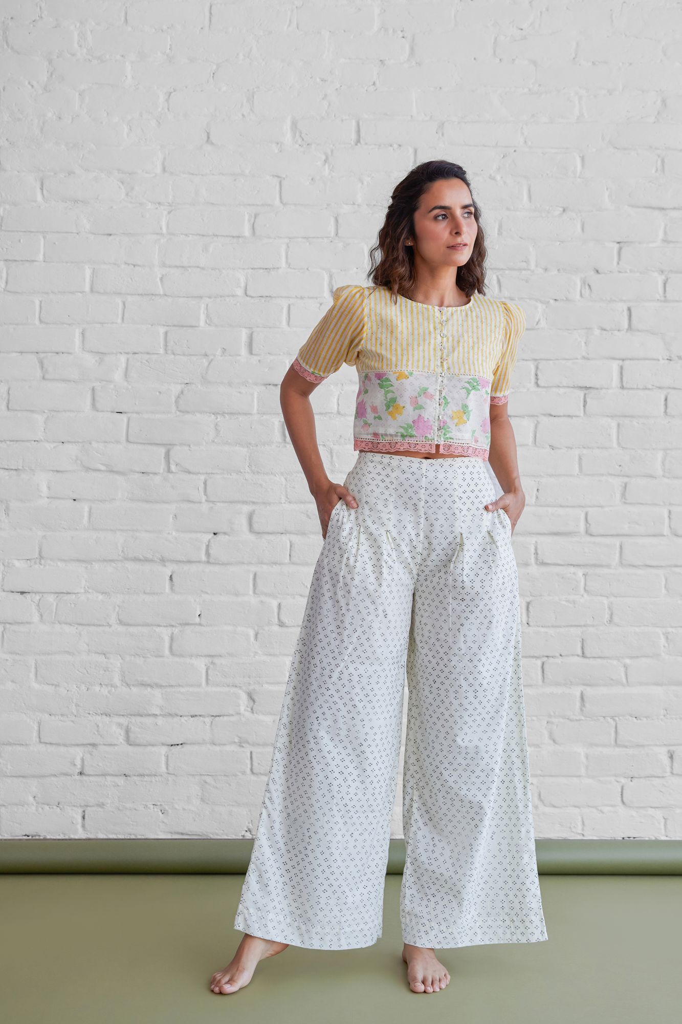 Patio Chanderi Cotton Co -Ord Set