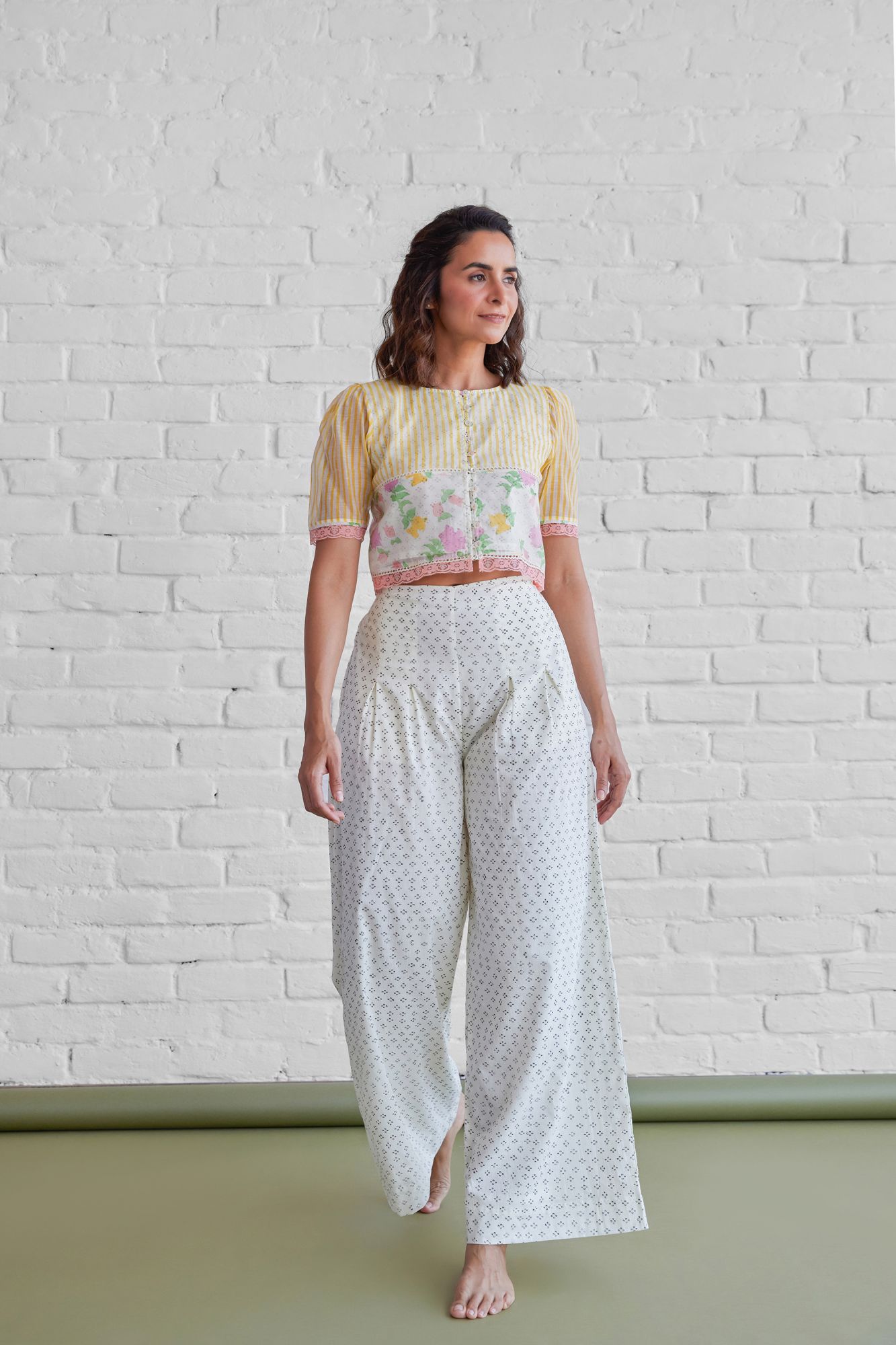 Patio Chanderi Cotton Co -Ord Set