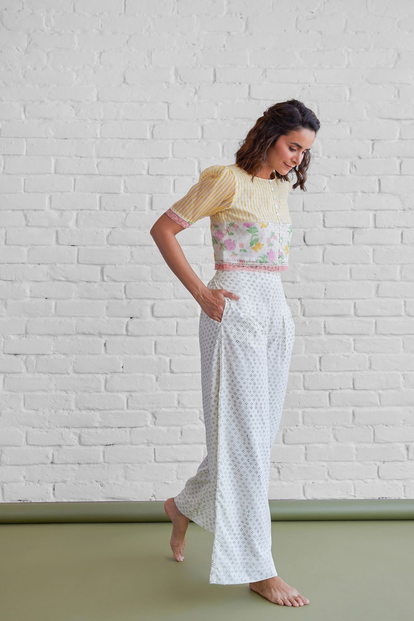 Patio Chanderi Cotton Co -Ord Set
