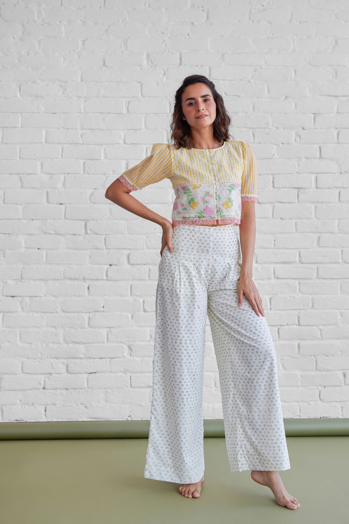 Patio Chanderi Cotton Co -Ord Set