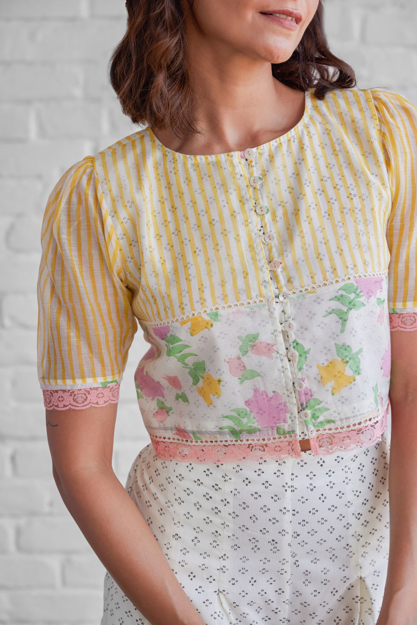 Patio Chanderi Cotton Co -Ord Set