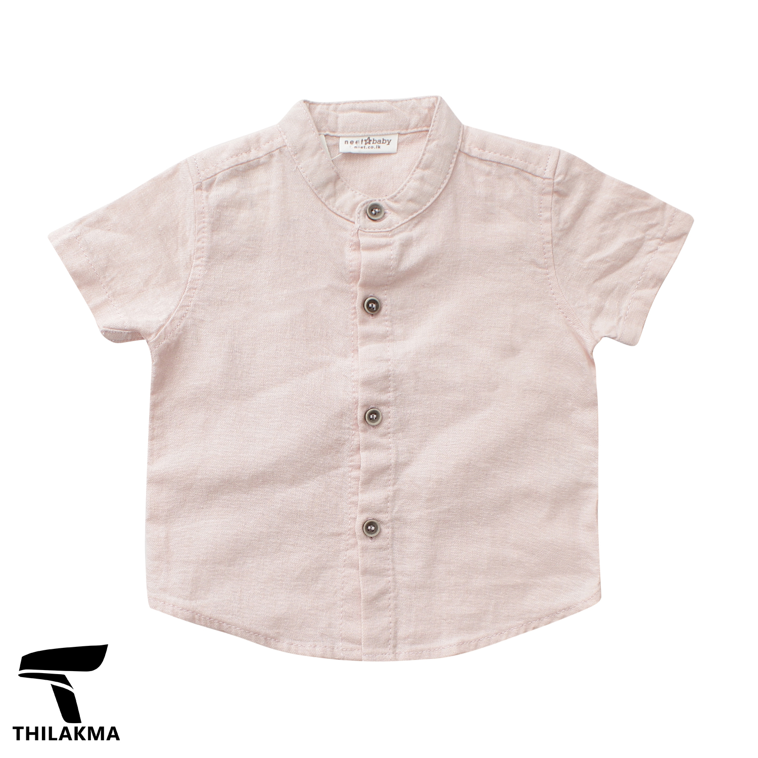 Solid Kids Shirt / Linen Boy Shirt