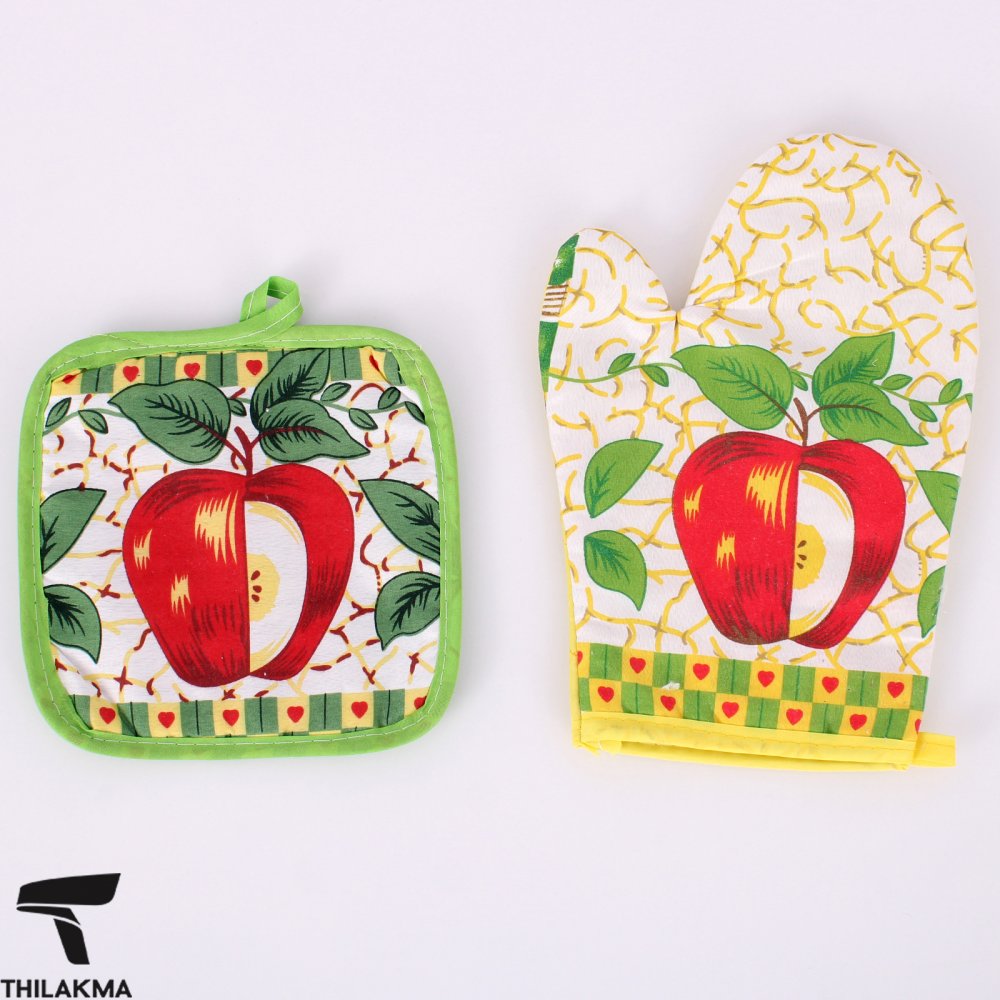 Glove and Pot Holder Set