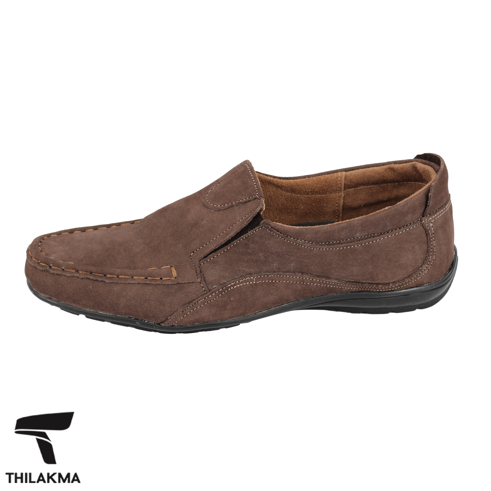 Men Leather Shoe - Brown