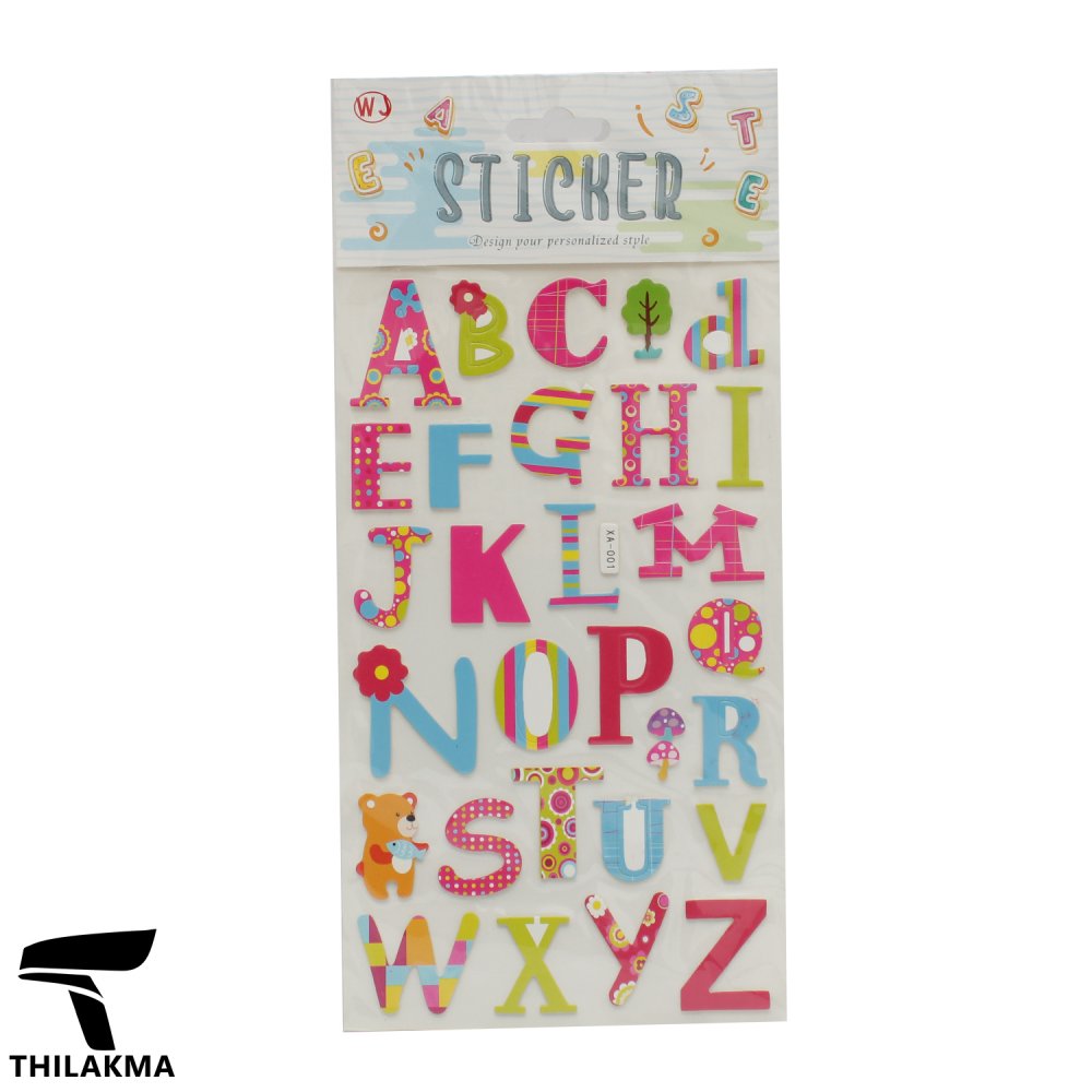 Letter Sticker Sheet