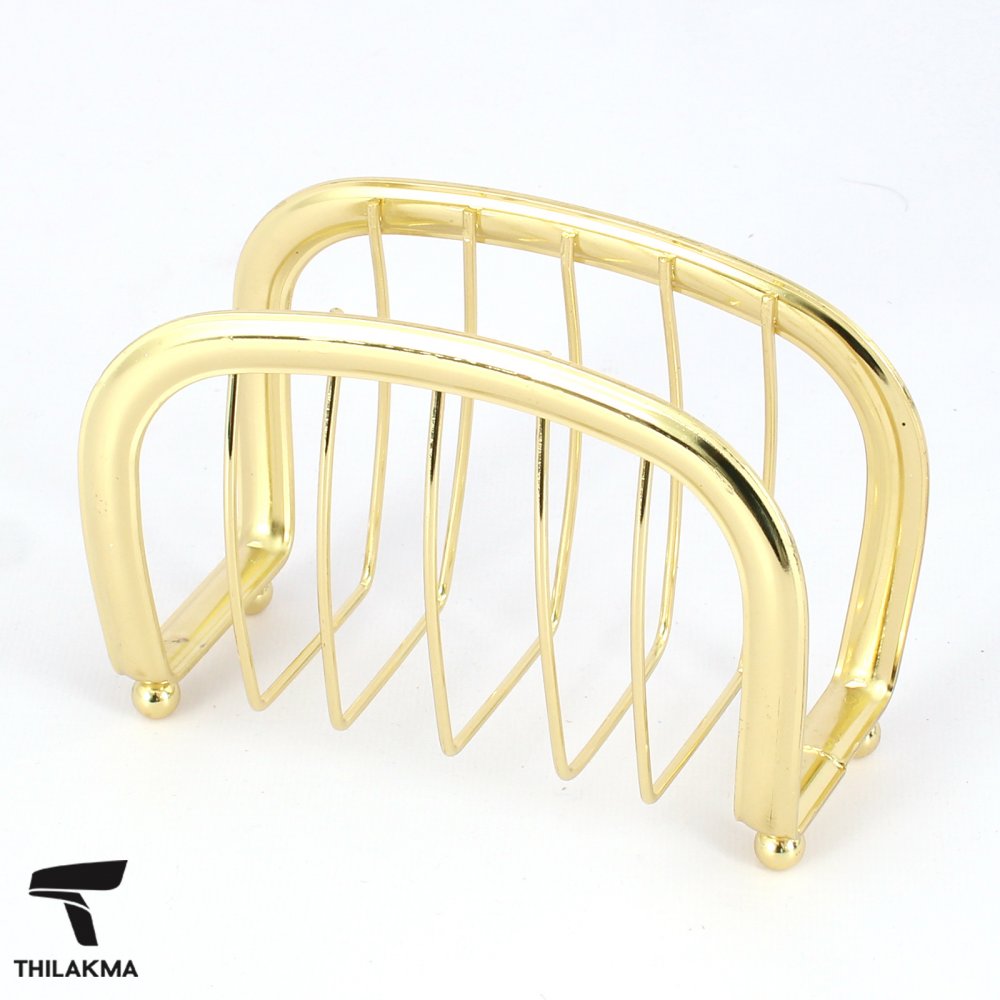 Metal Tissue Holder -Gold
