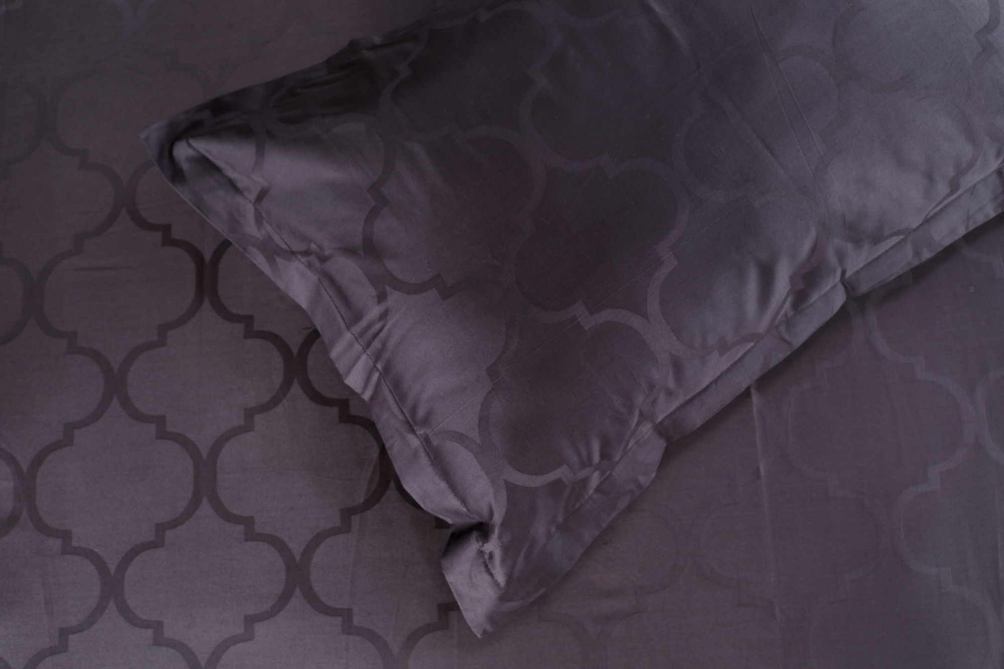 ITALIAN JACQUARD- Charcoal Grey