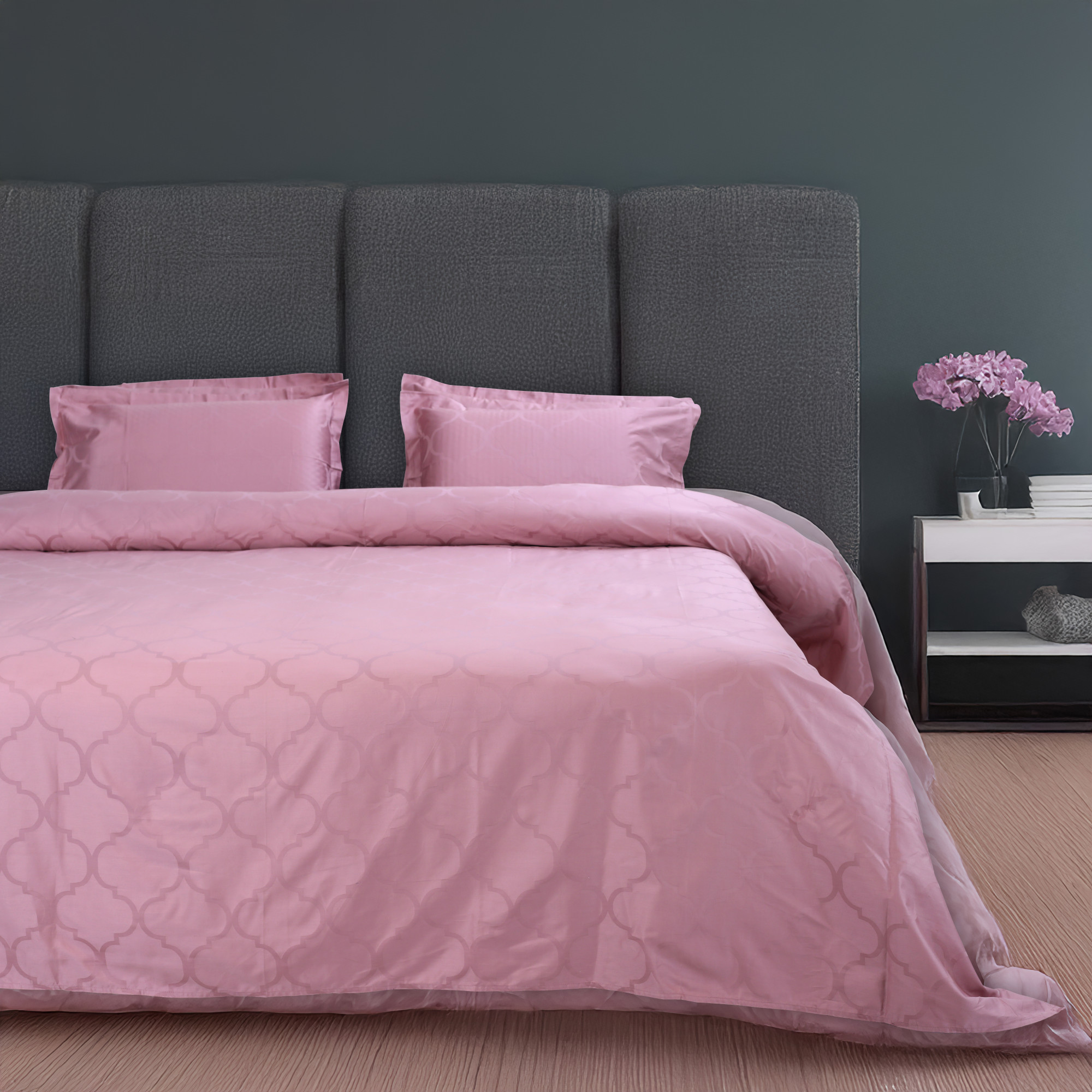 ITALIAN JACQUARD - TURKISH ROSE