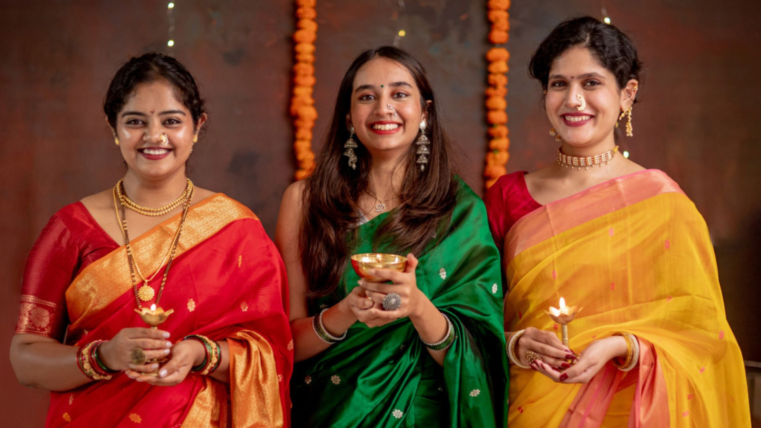 Sarees for Diwali Celebrations