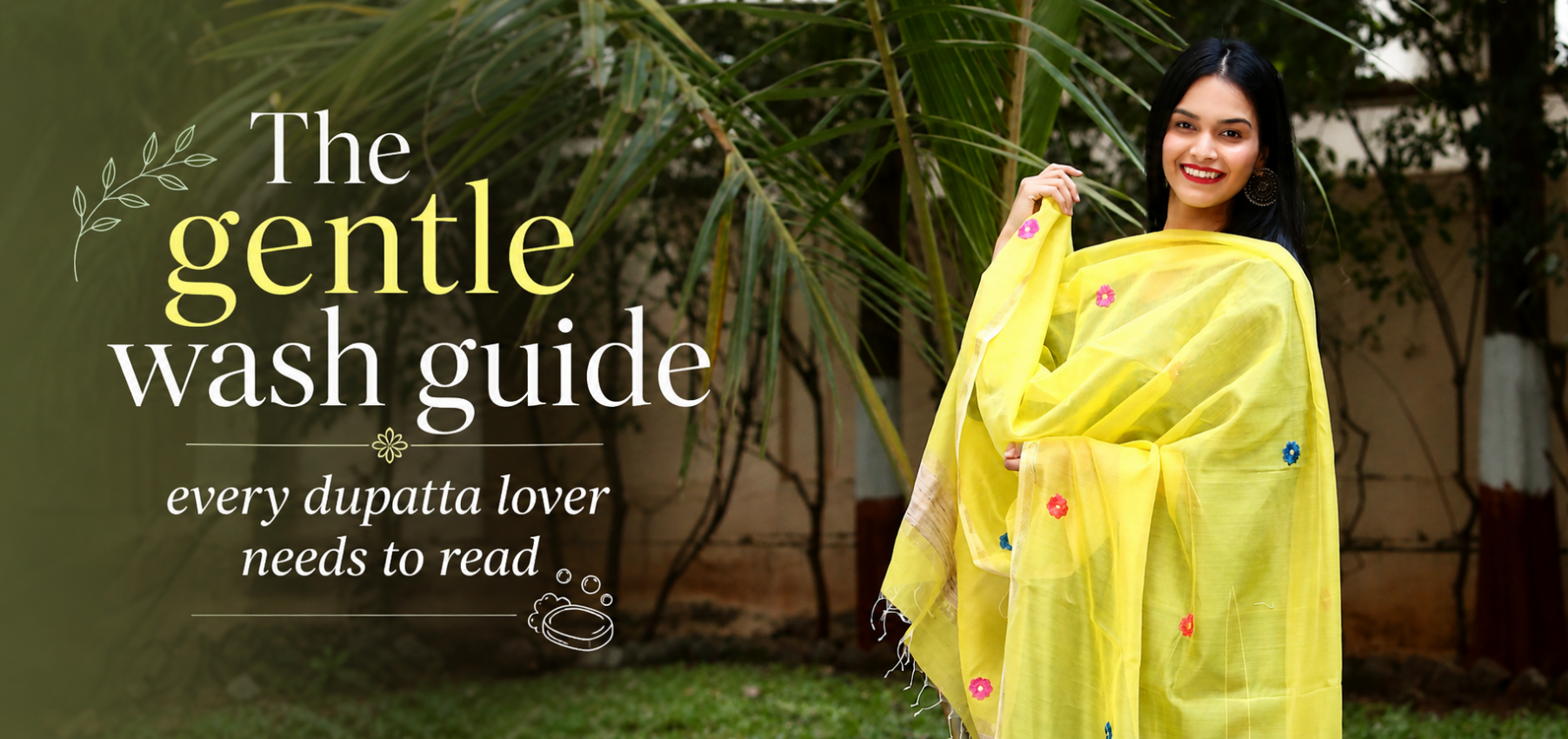 how to wash dupatta properly