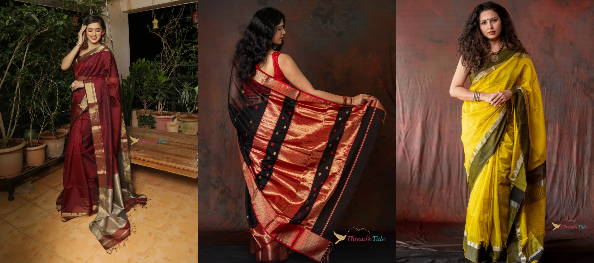 Charm of Maheshwari Sarees