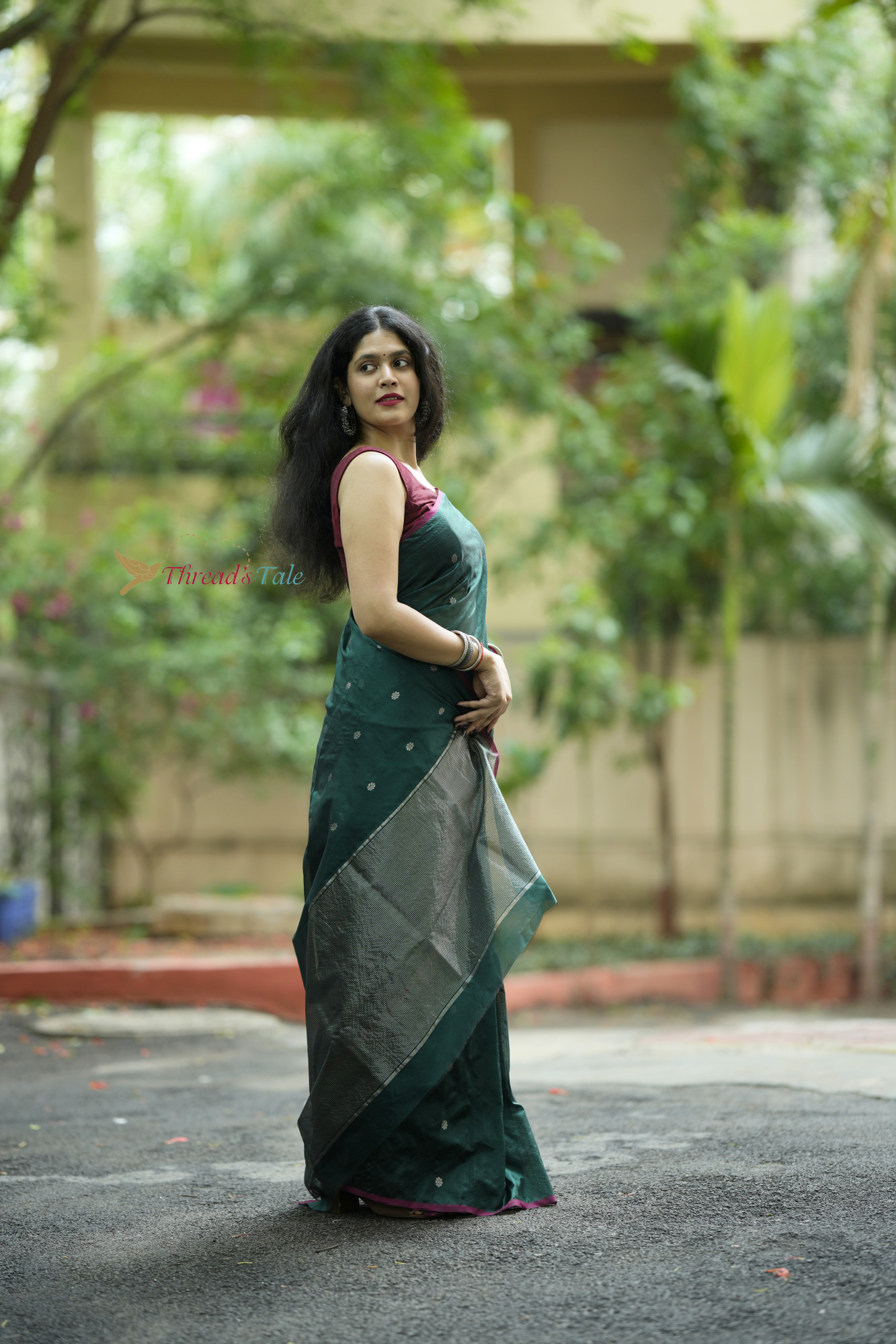 Green Handwoven Pure Silk Saree