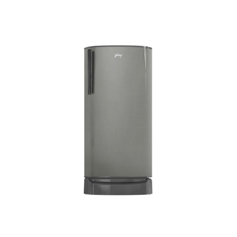 Godrej 180 Litres 3 Star Direct Cool Single Door Refrigerator with Turbo Cooling Technology RDERIOPLS205CTHFSTGL Steel Glow