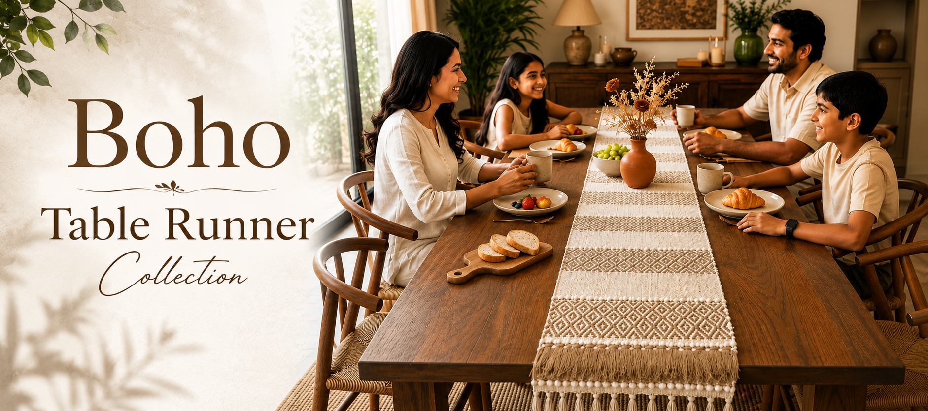 Boho Table Runner