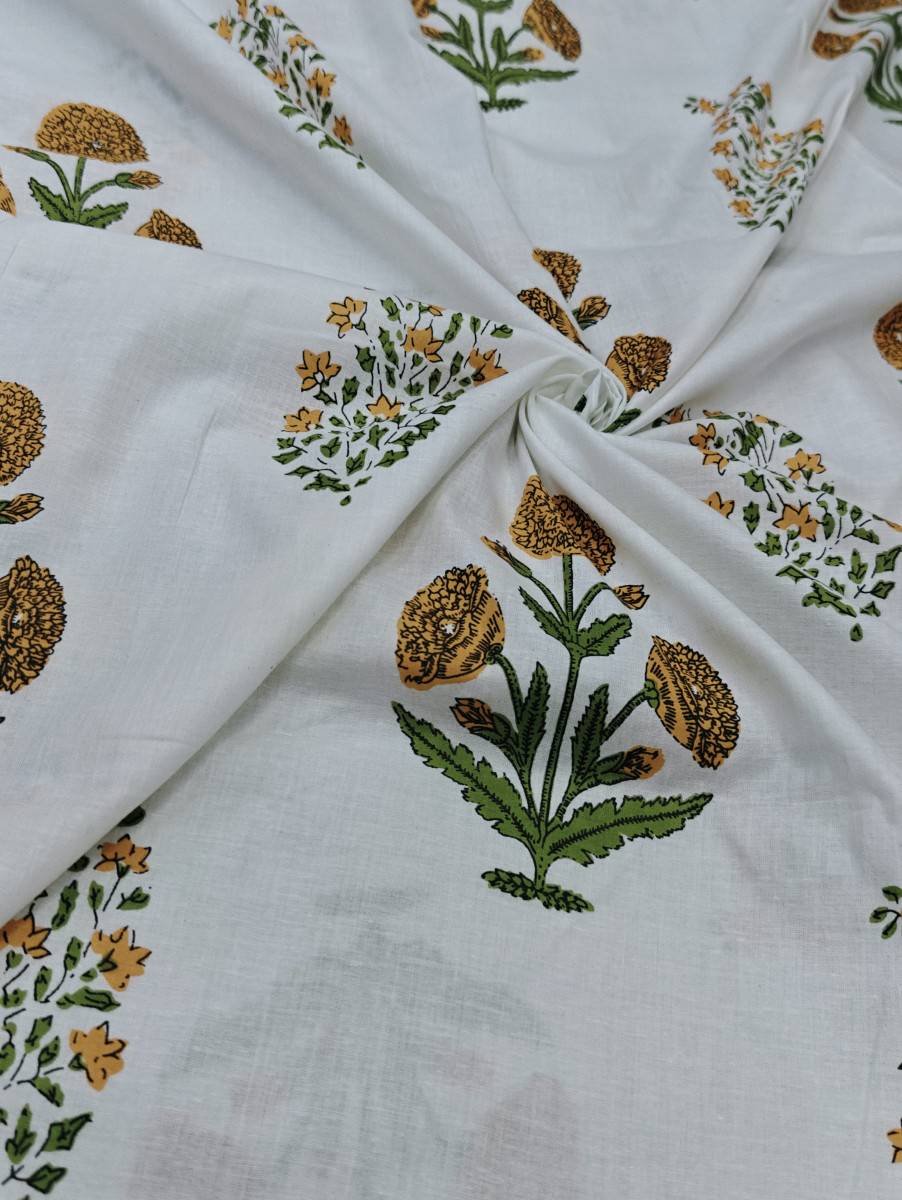Mughal Buta Printed Fabric