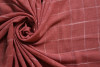 Salmon Yarn Dyed Linen Checks