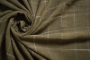 Mehendi Green Yarn Dyed Linen Checks