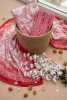 Red Floral 3Pc Suit Set