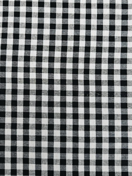 Handloom Cotton Ikat Black and White