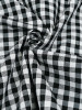 Handloom Cotton Ikat Black and White