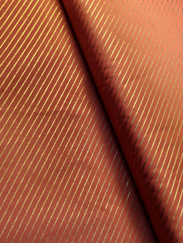 Image of Peach Satin Cotton Foil
