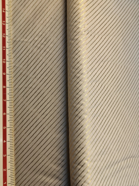 Pearl White Satin Cotton Foil