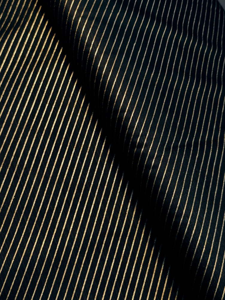 Image of Black Satin Cotton Foil