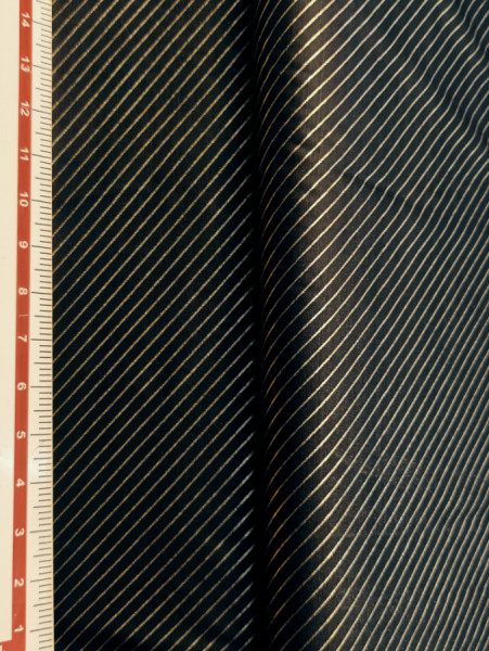 Black Satin Cotton Foil