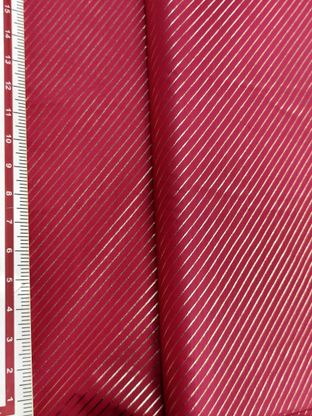 MAGENTA SATIN COTTON FOIL