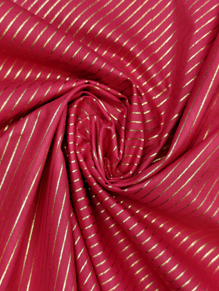 MAGENTA SATIN COTTON FOIL