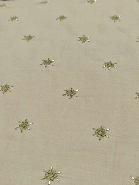 Pastel Green Cotton Beds Work With Embroidery