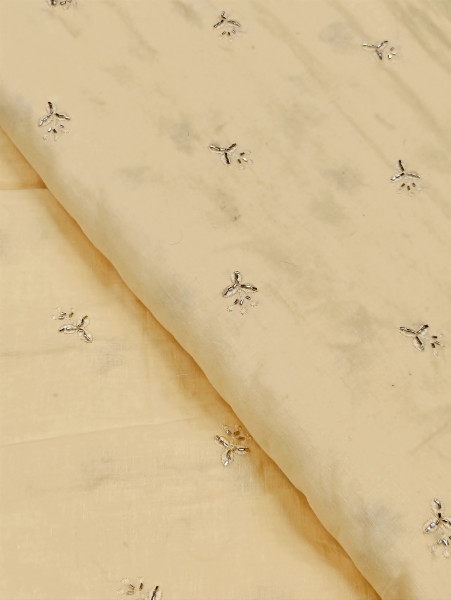 Sunny Yellow Cotton Beds Work With Embroidery