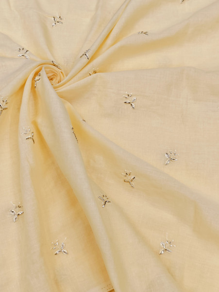 Sunny Yellow Cotton Beds Work With Embroidery