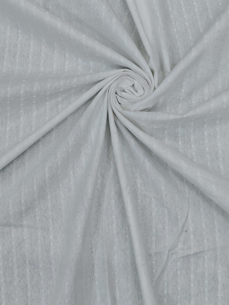 Gray Dobby Dot Premium Cotton Fabric