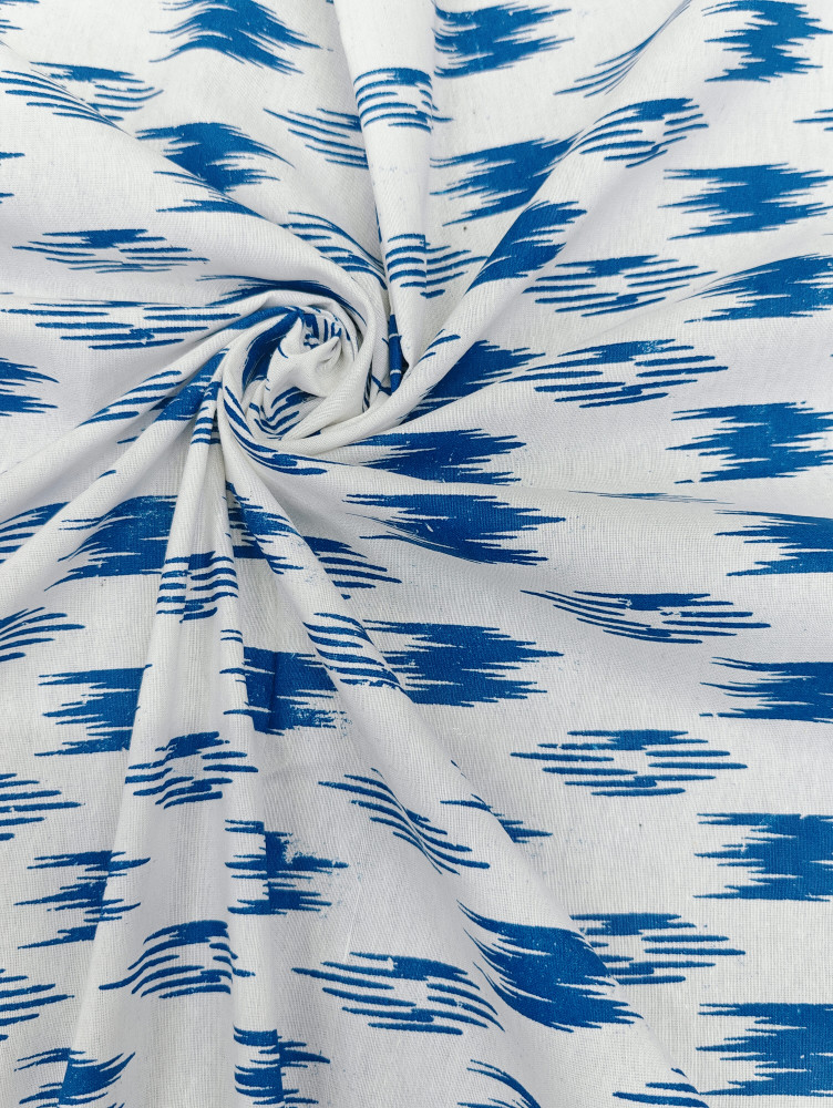 Image of Indigo Blue Ikat print