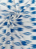 Indigo Blue Ikat print
