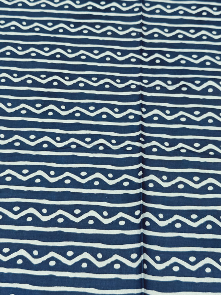 BLUE STRIPES COTTON FABRIC