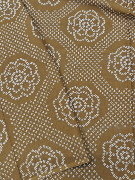 Mocha Brown Bandhej Print