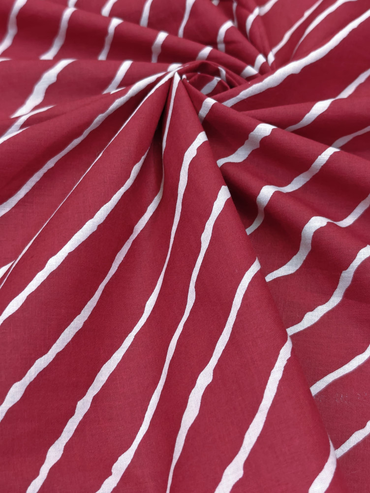 Image of Maroon LehriyaPrint