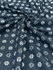 Black floral and geometric Print