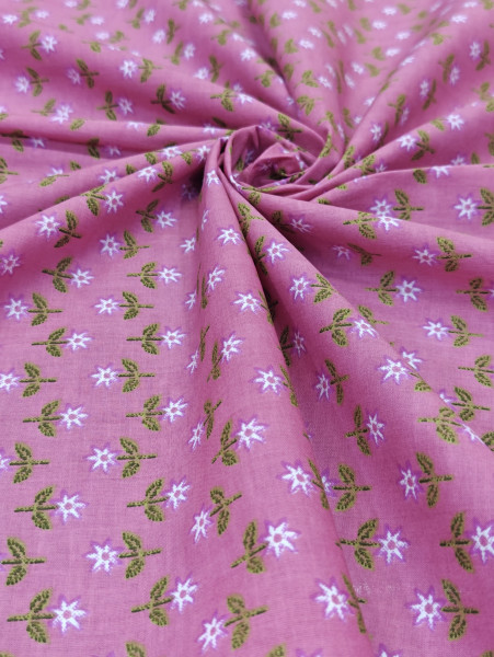 Pink Floral Buti Print