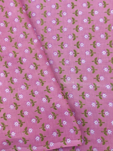 Pink Floral Buti Print