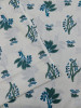 Blue Mughal Buta Printed Fabric