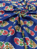 Navy Blue Buti Printed Fabric